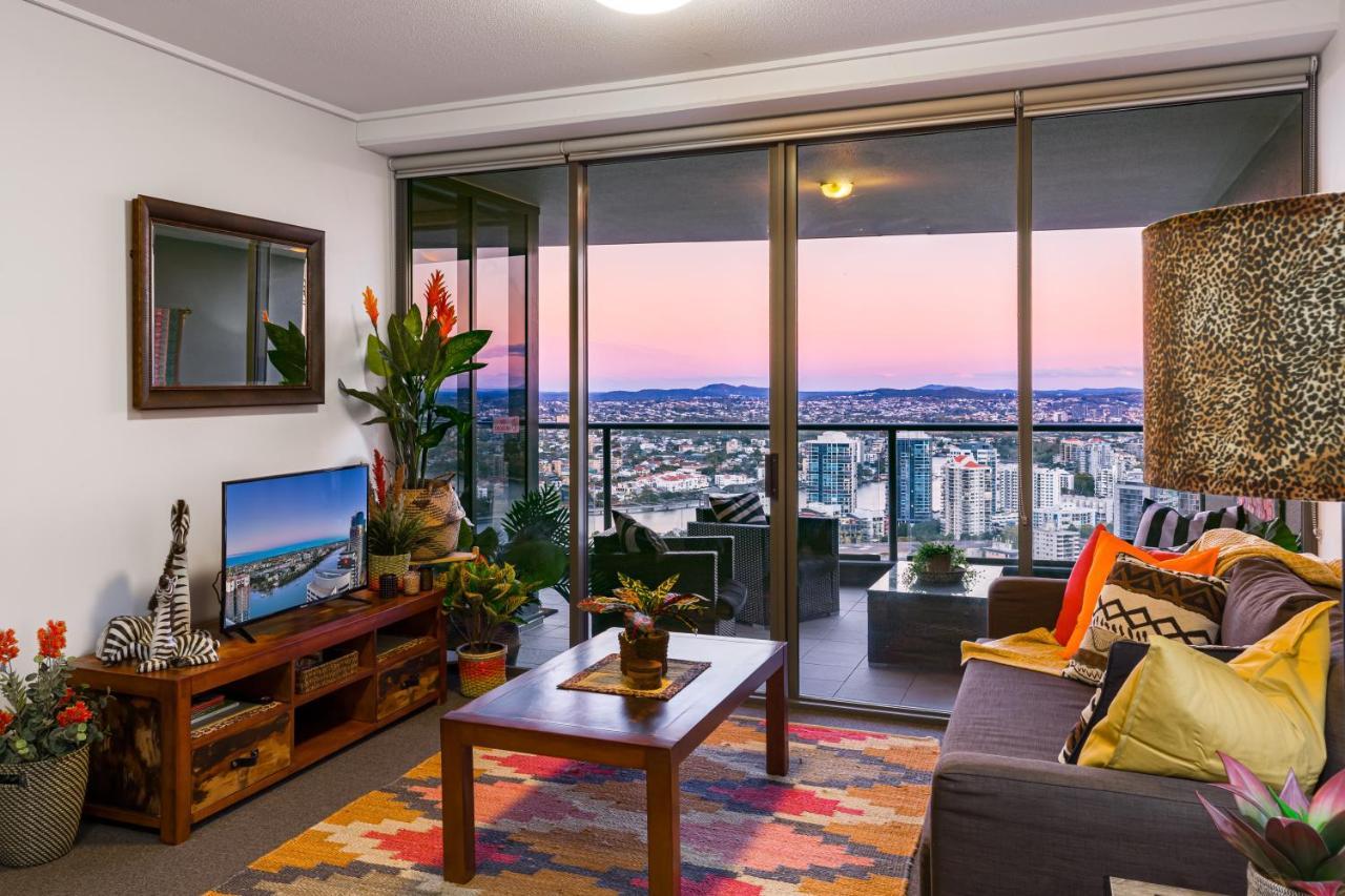 African Escape On Level 38 - Balcony With Views Brisbane Zewnętrze zdjęcie