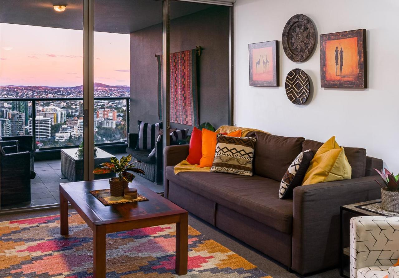African Escape On Level 38 - Balcony With Views Brisbane Zewnętrze zdjęcie
