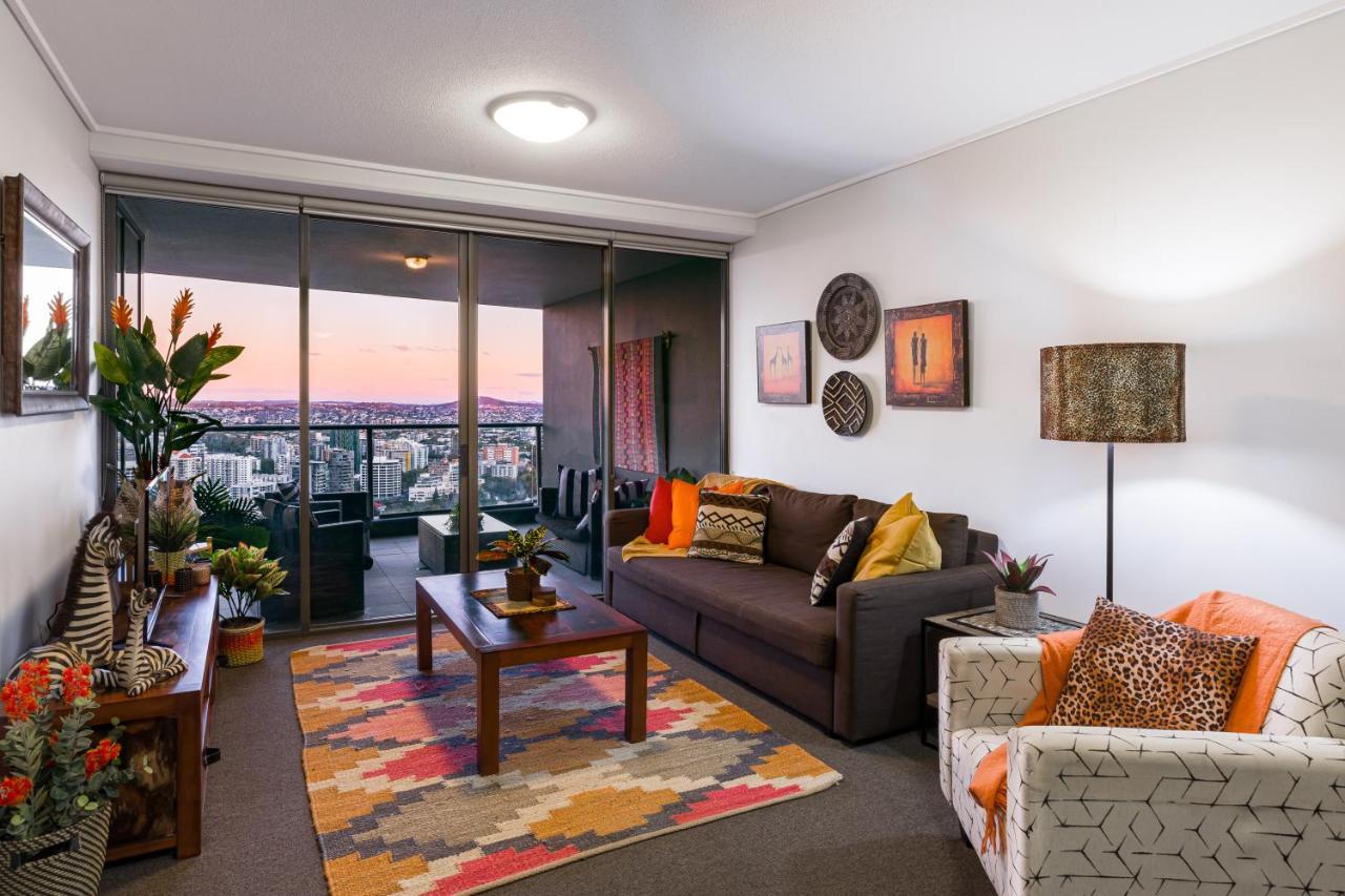African Escape On Level 38 - Balcony With Views Brisbane Zewnętrze zdjęcie